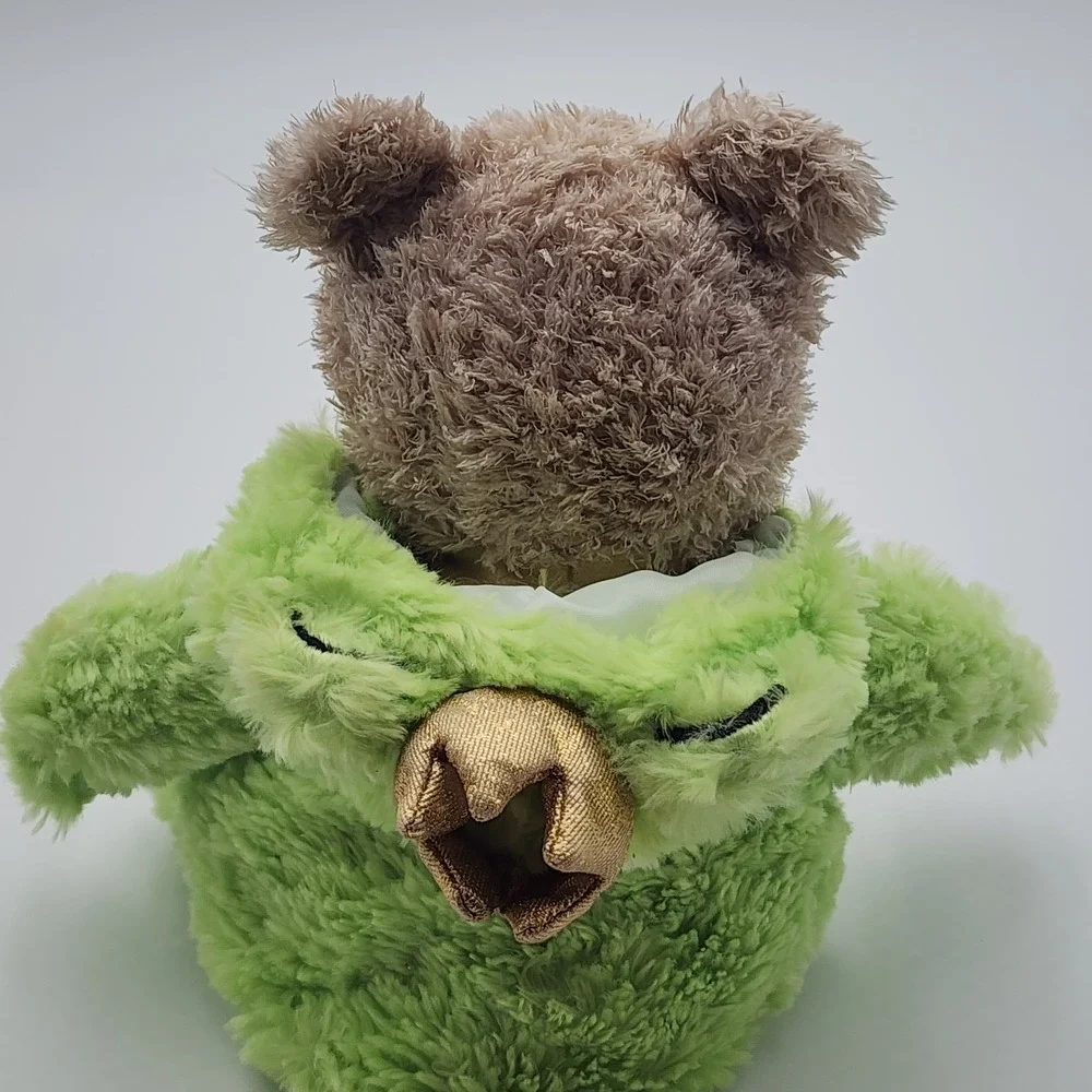 Starbucks 29th Edition Bearista Bear Plush In Kiss Me Green Frog Prince 10